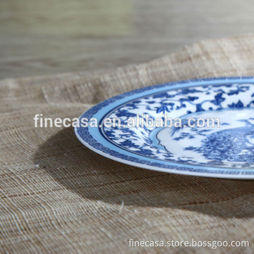 7.5 Inches Elegant Fine New Bone China Blue and White Plate of Blue in China
